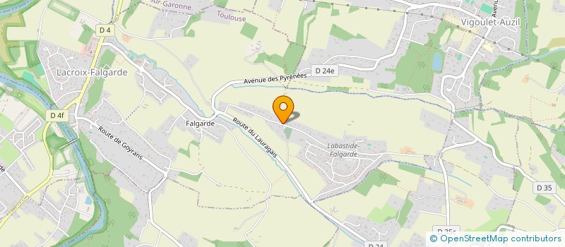 localisation de l'entreprise MADAME ESTELLE MELLINGER  LACROIX-FALGARDE