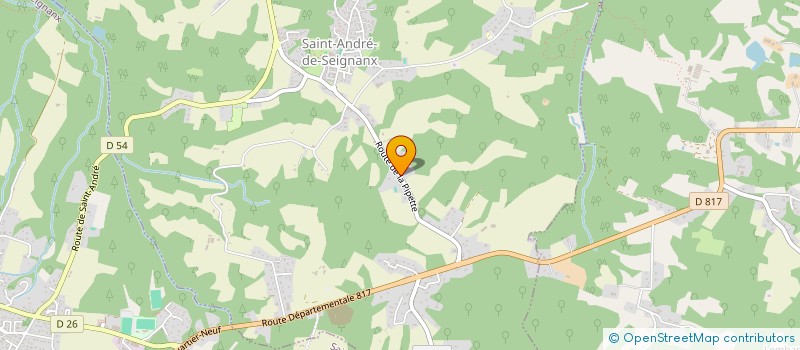 localisation de l'entreprise MADAME ESTELLE MENDIBOURE  SAINT-ANDRE-DE-SEIGNANX