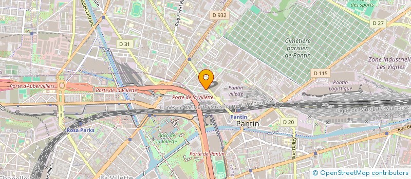 localisation de l'entreprise MADAME ESTELLE MENU  PANTIN