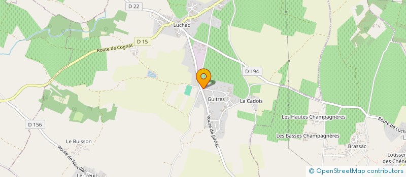 localisation de l'entreprise MADAME ESTELLE MERLET  CHASSORS