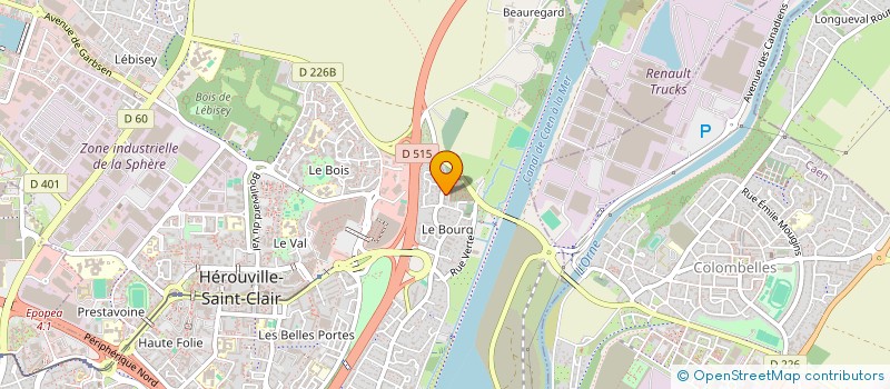 localisation de l'entreprise MADAME ESTELLE MESNAGER  HEROUVILLE-SAINT-CLAIR