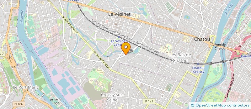 localisation de l'entreprise MADAME ESTELLE MIGRAINE  LE VESINET