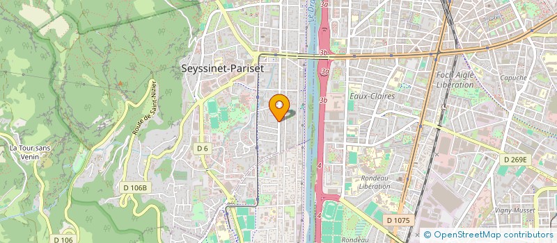 localisation de l'entreprise MADAME ESTELLE MIRA  SEYSSINET-PARISET