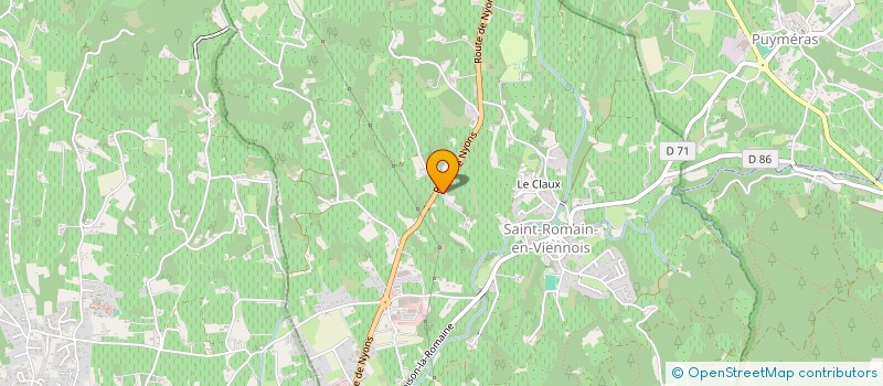 localisation de l'entreprise MADAME ESTELLE MOLAS  SAINT-ROMAIN-EN-VIENNOIS