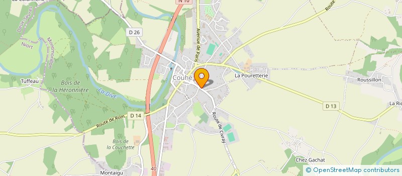 localisation de l'entreprise MADAME ESTELLE MONNEREAU  VALENCE-EN-POITOU