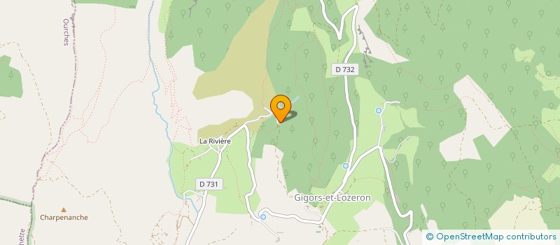 localisation de l'entreprise MADAME ESTELLE MONNIER  GIGORS-ET-LOZERON