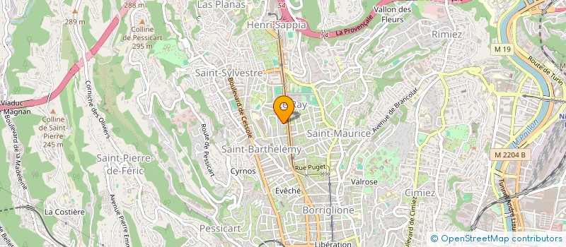 localisation de l'entreprise MADAME ESTELLE MORENO  NICE