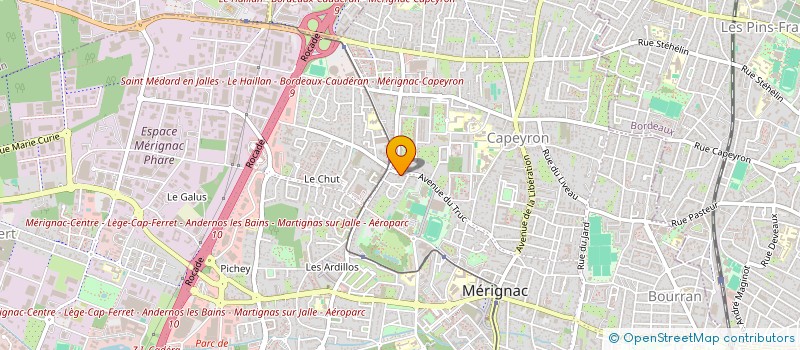 localisation de l'entreprise MADAME ESTELLE MORON  MERIGNAC