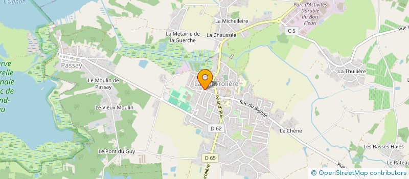 localisation de l'entreprise MADAME ESTELLE MOUTARDIER  LA CHEVROLIERE