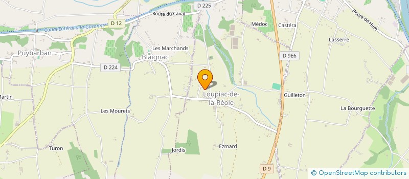 localisation de l'entreprise MADAME ESTELLE MUSSEAU  LOUPIAC-DE-LA-REOLE