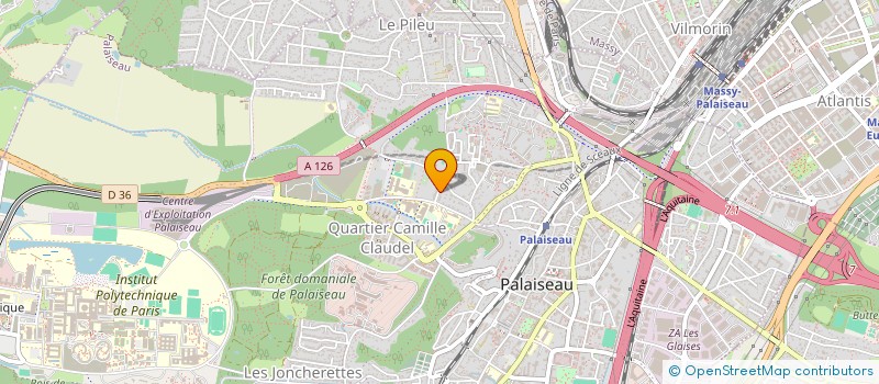 localisation de l'entreprise MADAME ESTELLE NABEYRAT  PALAISEAU