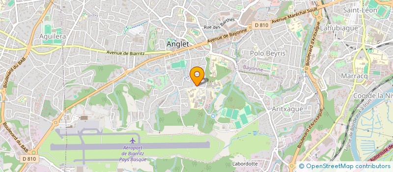 localisation de l'entreprise MADAME ESTELLE NAVARROU  ANGLET