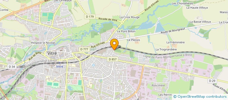 localisation de l'entreprise MADAME ESTELLE NAYET  VITRE