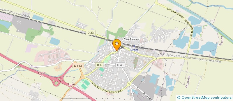localisation de l'entreprise MADAME ESTELLE NOEL  BRAM