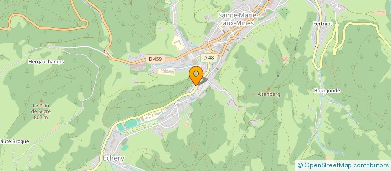 localisation de l'entreprise MADAME ESTELLE OBERST  SAINTE-MARIE-AUX-MINES