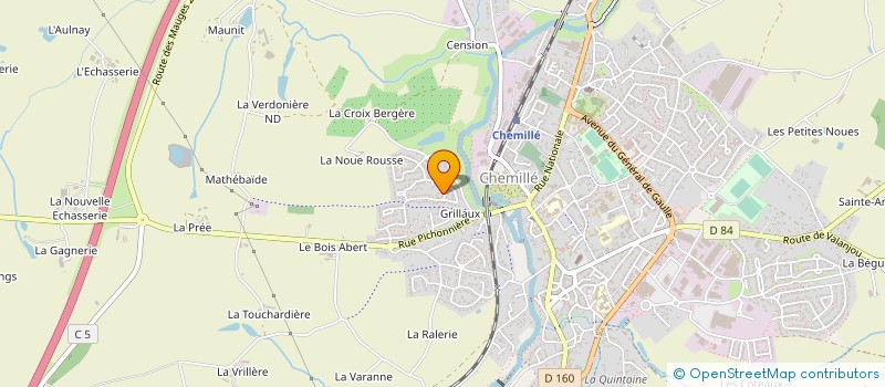 localisation de l'entreprise MADAME ESTELLE OGER  CHEMILLE-EN-ANJOU