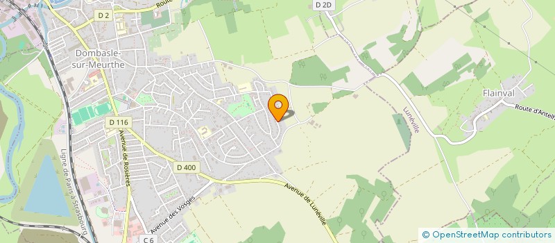 localisation de l'entreprise MADAME ESTELLE ONGARETTI  DOMBASLE-SUR-MEURTHE