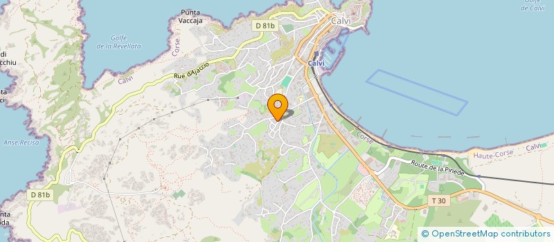 localisation de l'entreprise MADAME ESTELLE OREA à CALVI