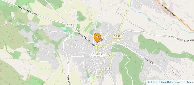 localisation de l'entreprise MADAME ESTELLE PAGES  EGUILLES