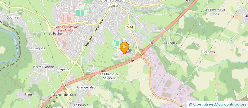 localisation de l'entreprise MADAME ESTELLE PAILHA  AUREC-SUR-LOIRE