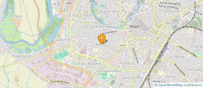 localisation de l'entreprise MADAME ESTELLE PAILLAUD à NIORT