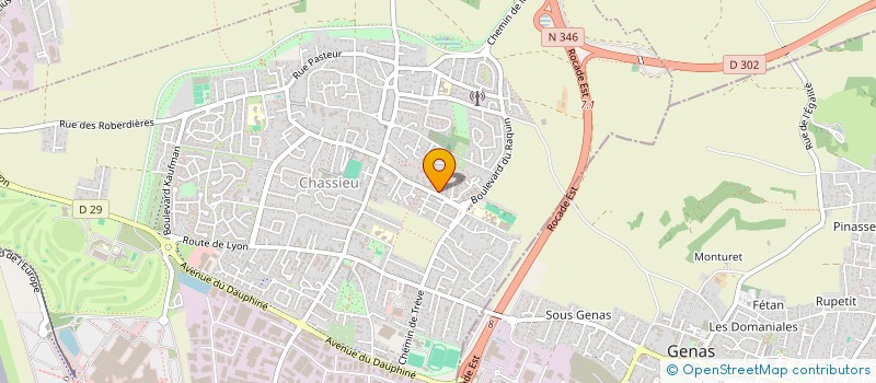 localisation de l'entreprise MADAME ESTELLE PALAIS  CHASSIEU