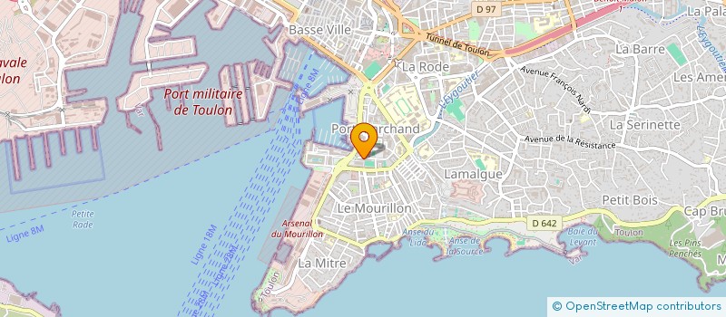 localisation de l'entreprise MADAME ESTELLE PAOLI  TOULON