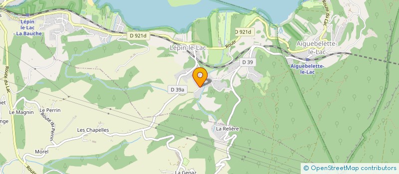 localisation de l'entreprise MADAME ESTELLE PARDON  LEPIN-LE-LAC