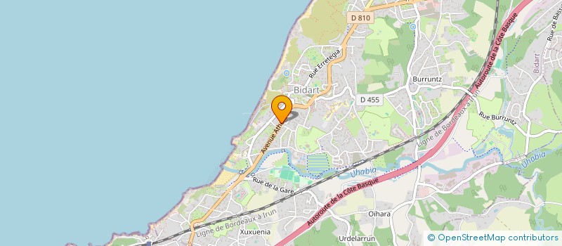 localisation de l'entreprise MADAME ESTELLE PASQUIER à BIDART