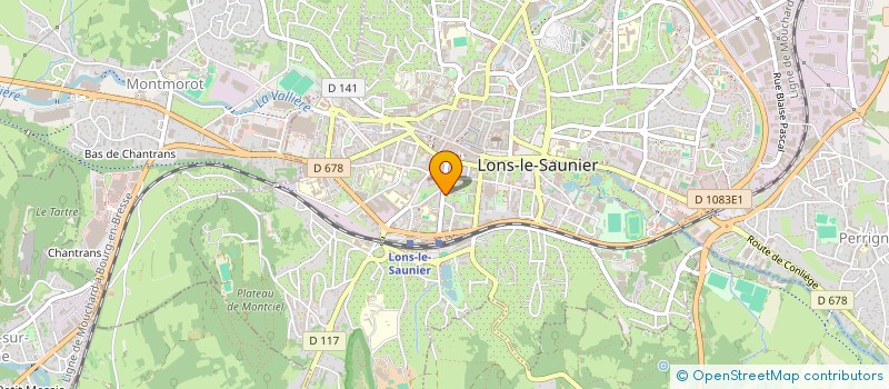 localisation de l'entreprise MADAME ESTELLE PECCAUD  LONS-LE-SAUNIER