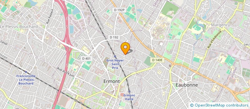 localisation de l'entreprise MADAME ESTELLE PELLIZZARI à ERMONT