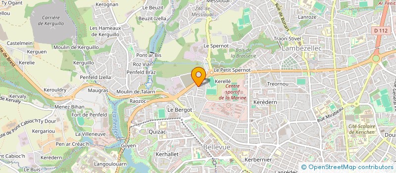 localisation de l'entreprise MADAME ESTELLE PERAMO à BREST