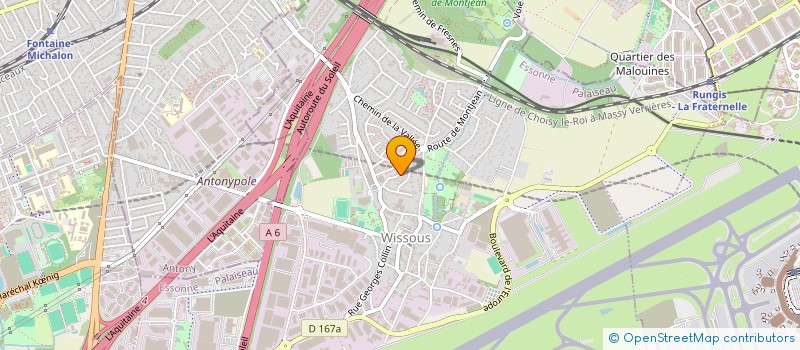 localisation de l'entreprise MADAME ESTELLE PERRAUD à WISSOUS