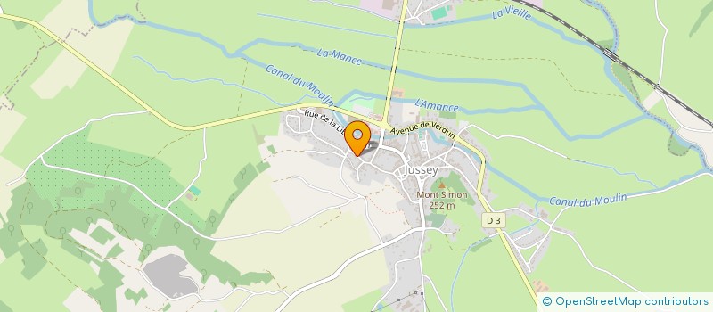 localisation de l'entreprise MADAME ESTELLE PERRIER  JUSSEY