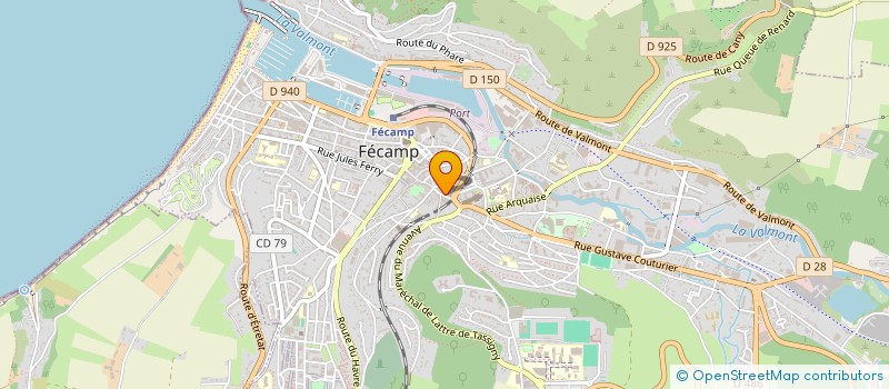 localisation de l'entreprise MADAME ESTELLE PETIT à FECAMP