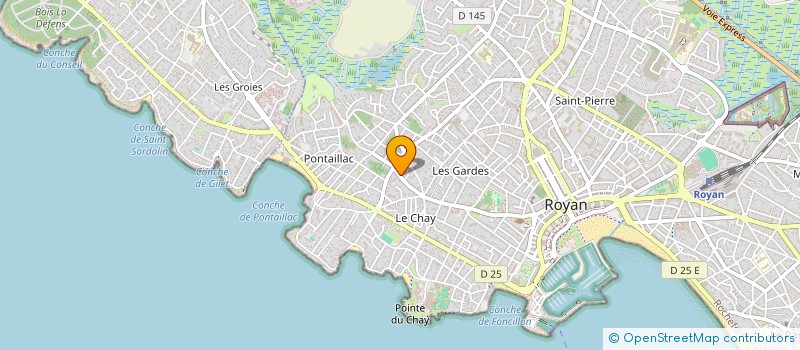 localisation de l'entreprise MADAME ESTELLE PICHON  ROYAN