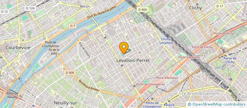localisation de l'entreprise MADAME ESTELLE PINCHEDE à LEVALLOIS-PERRET