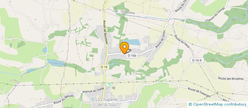 localisation de l'entreprise MADAME ESTELLE PITHON  LA CHAPELLE-DE-LA-TOUR