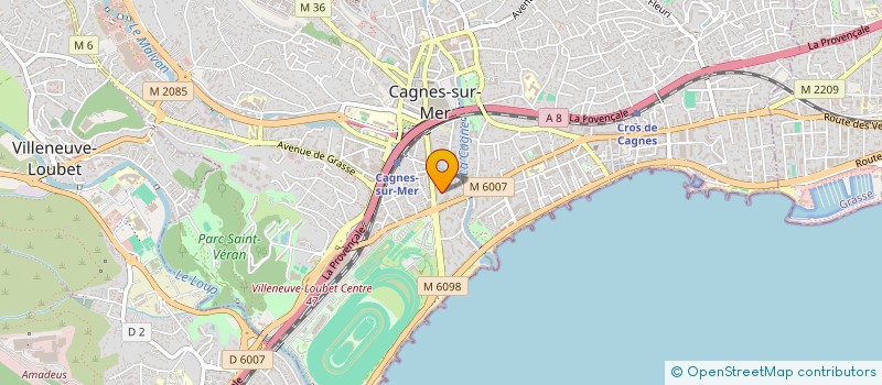 localisation de l'entreprise MADAME ESTELLE PLA  CAGNES-SUR-MER