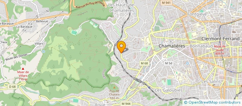 localisation de l'entreprise MADAME ESTELLE PLANTIER  CHAMALIERES