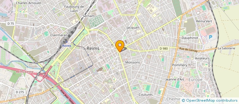 localisation de l'entreprise MADAME ESTELLE POILVERT  REIMS