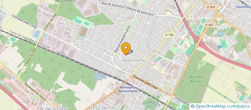 localisation de l'entreprise MADAME ESTELLE POIRON  BEAUCHAMP