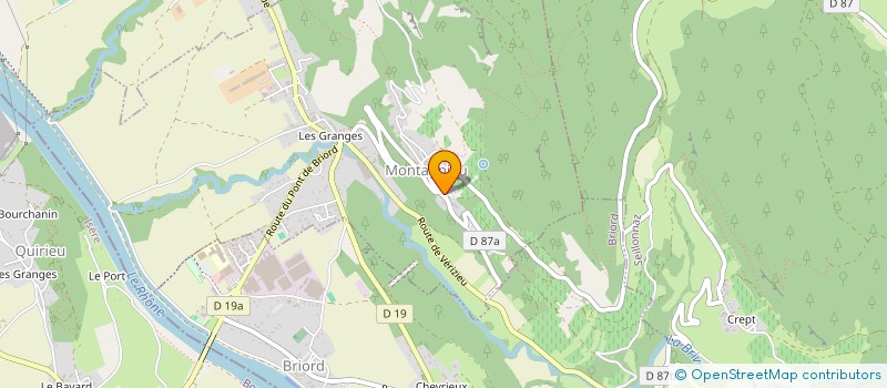 localisation de l'entreprise MADAME ESTELLE PORCHET à MONTAGNIEU