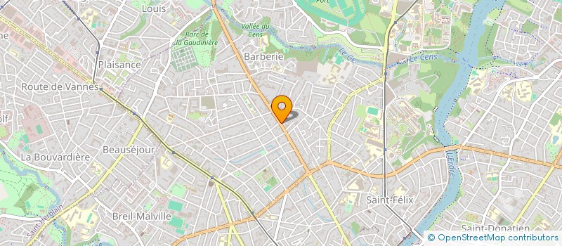localisation de l'entreprise MADAME ESTELLE POURSAFA à NANTES