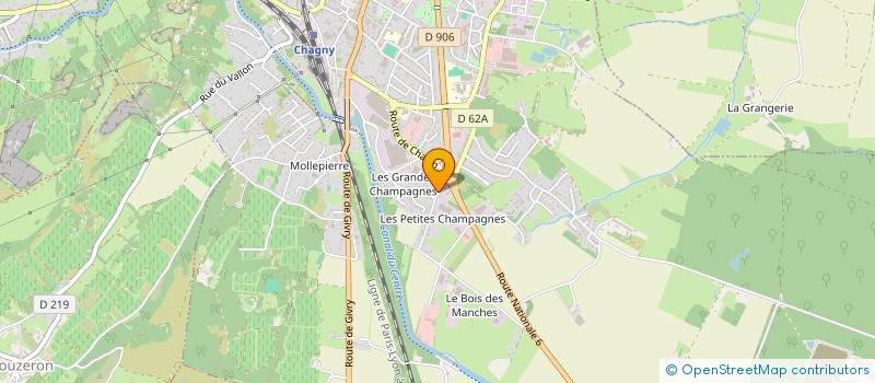 localisation de l'entreprise MADAME ESTELLE PREZZA  CHAGNY