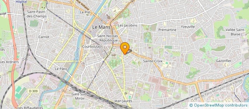 localisation de l'entreprise MADAME ESTELLE PRODHOMME  LE MANS