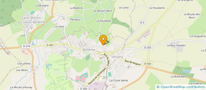 localisation de l'entreprise MADAME ESTELLE PROFIT à BELLEME
