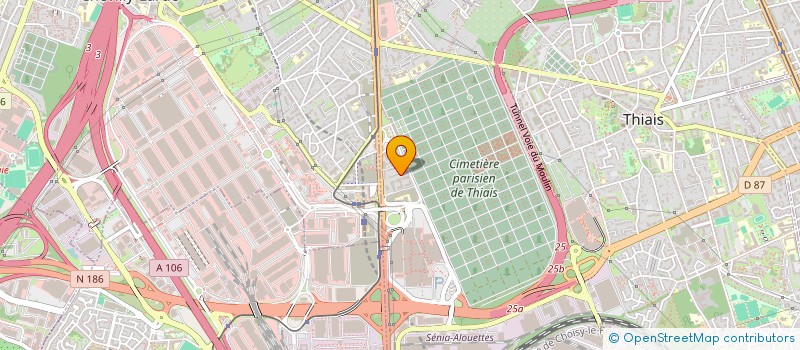 localisation de l'entreprise MADAME ESTELLE PROSPER  THIAIS