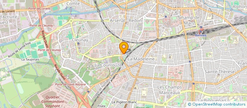 localisation de l'entreprise MADAME ESTELLE PROVOST  RENNES