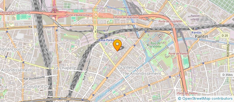 localisation de l'entreprise MADAME ESTELLE QUACH  PARIS 19